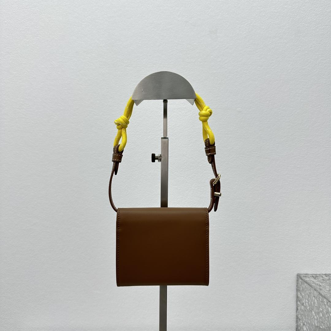Miu Miu Leather Wallet With Leather And Cord Shoulder Strap - PerfectKickZ