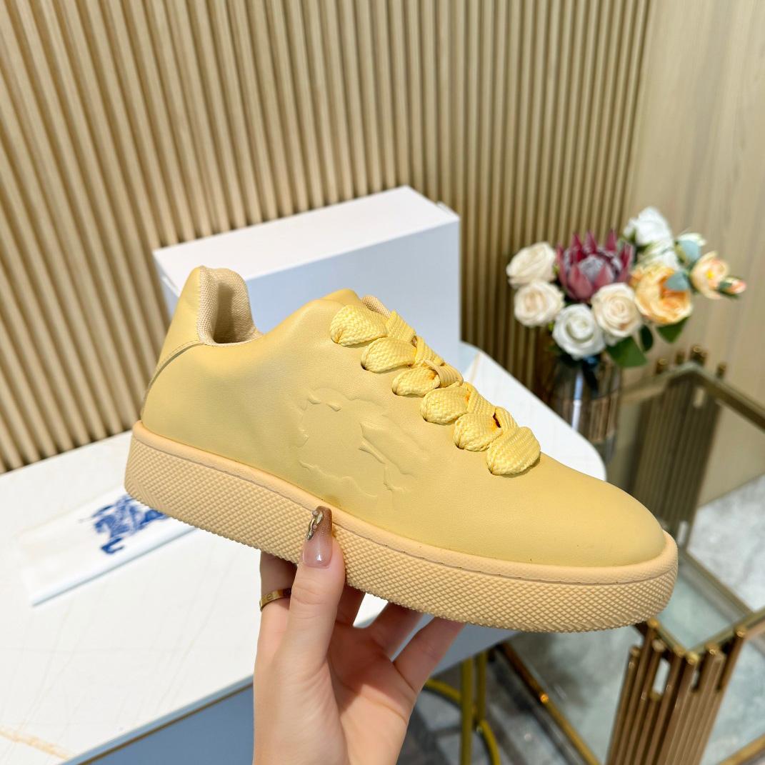 Burberry Leather Box Sneakers - PerfectKickZ