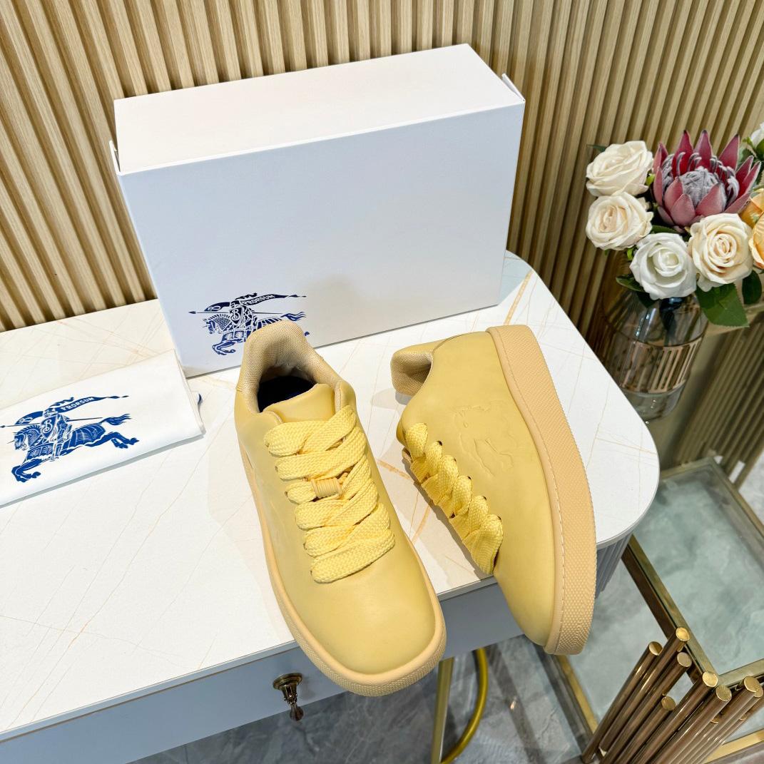Burberry Leather Box Sneakers - PerfectKickZ