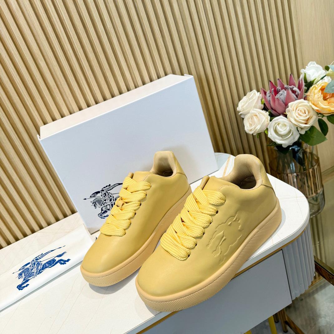 Burberry Leather Box Sneakers - PerfectKickZ