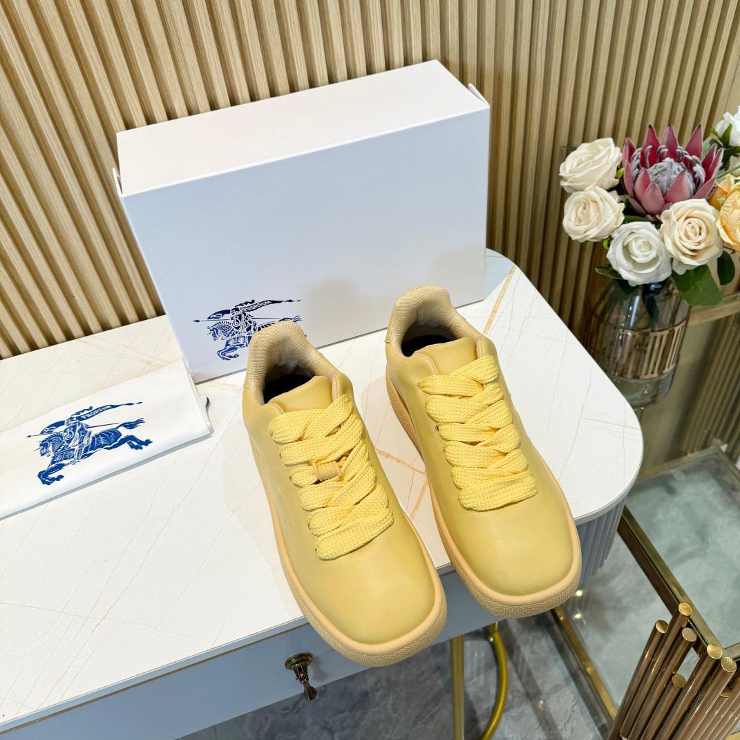 Burberry Leather Box Sneakers - PerfectKickZ