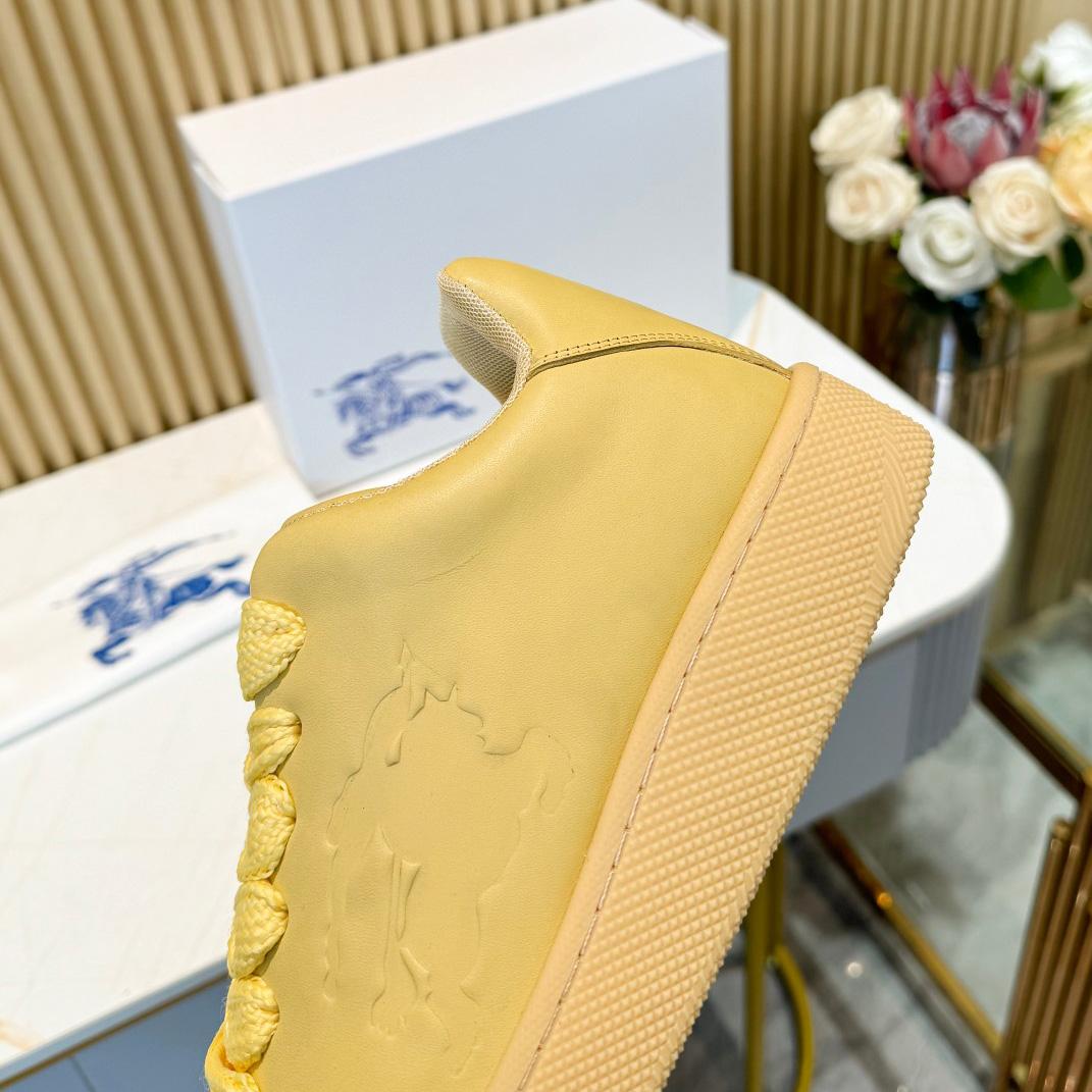 Burberry Leather Box Sneakers - PerfectKickZ