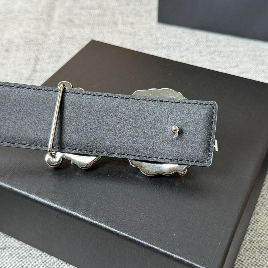 Dolce & Gabbana DG Logo-buckle Leather Belt   40mm - PerfectKickZ