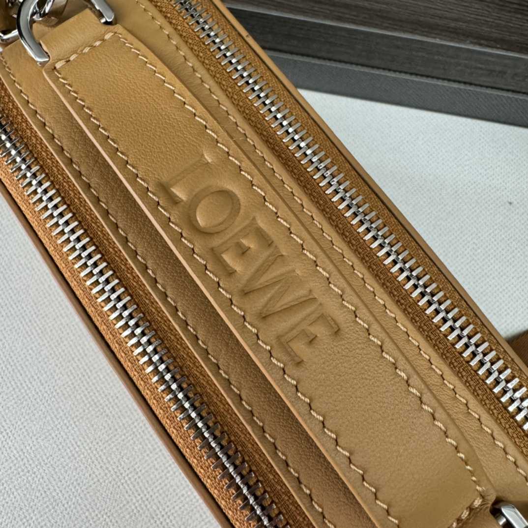 Loewe Mini Camera Crossbody Bag In Satin Calfskin - PerfectKickZ