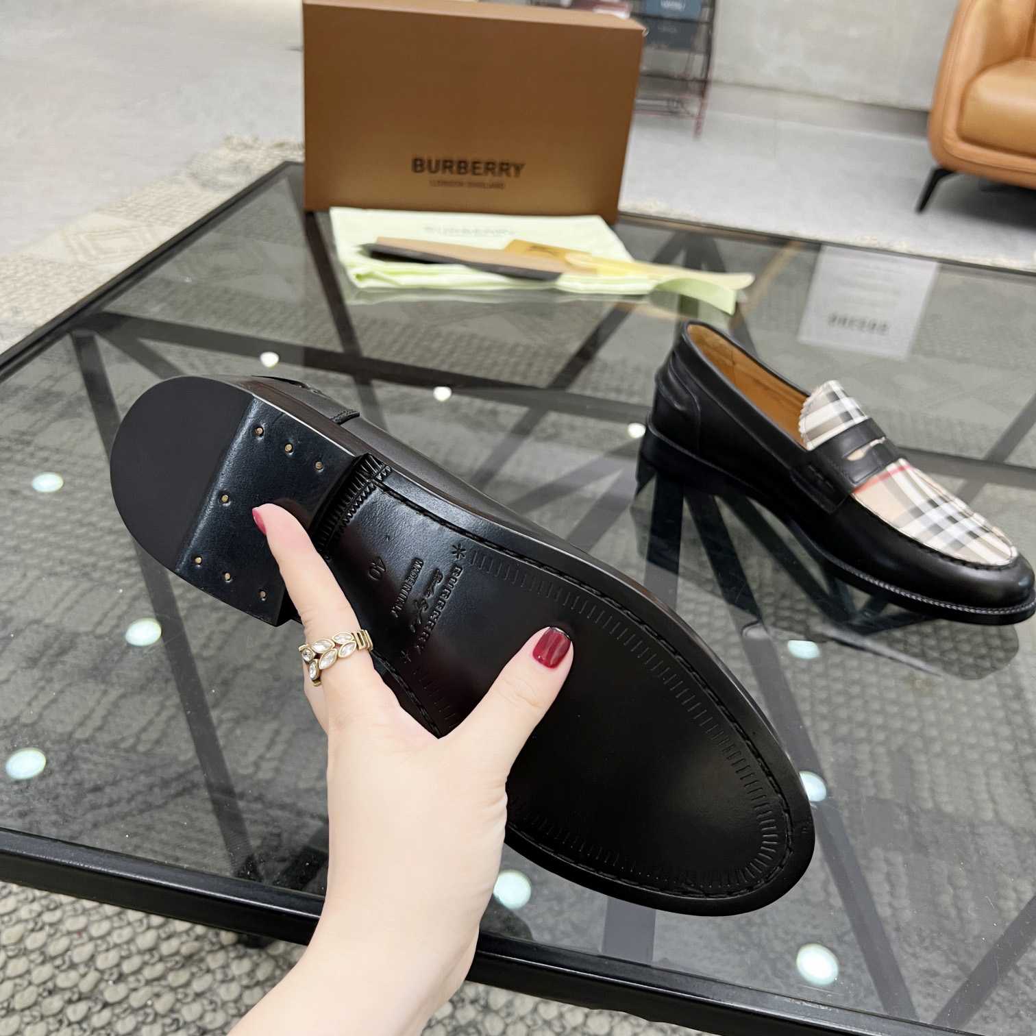 Burberry Vintage Check Penny Loafers - PerfectKickZ
