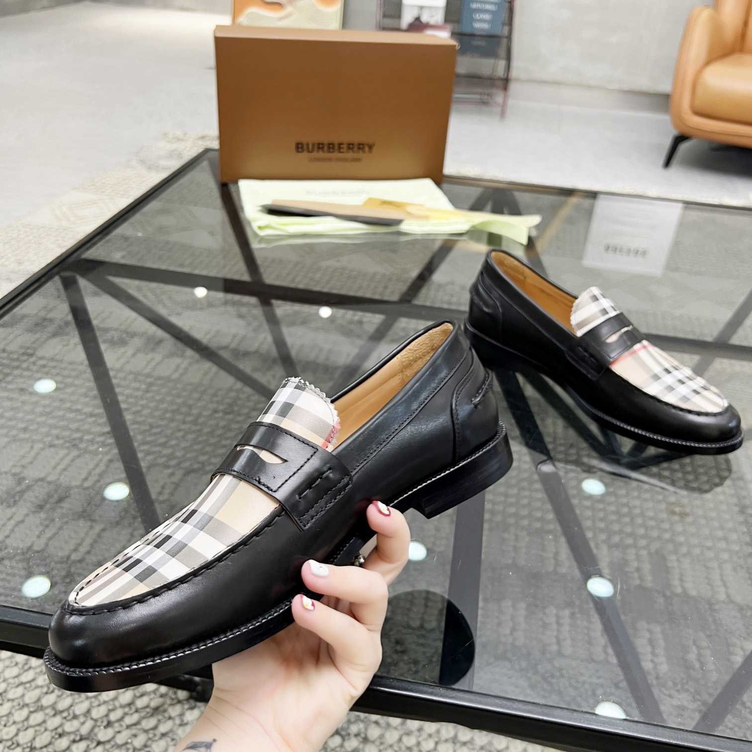 Burberry Vintage Check Penny Loafers - PerfectKickZ