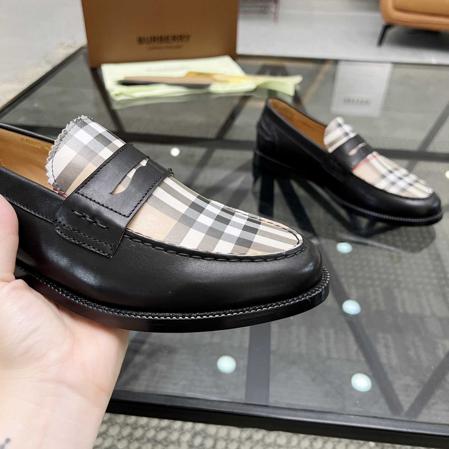 Burberry Vintage Check Penny Loafers - PerfectKickZ