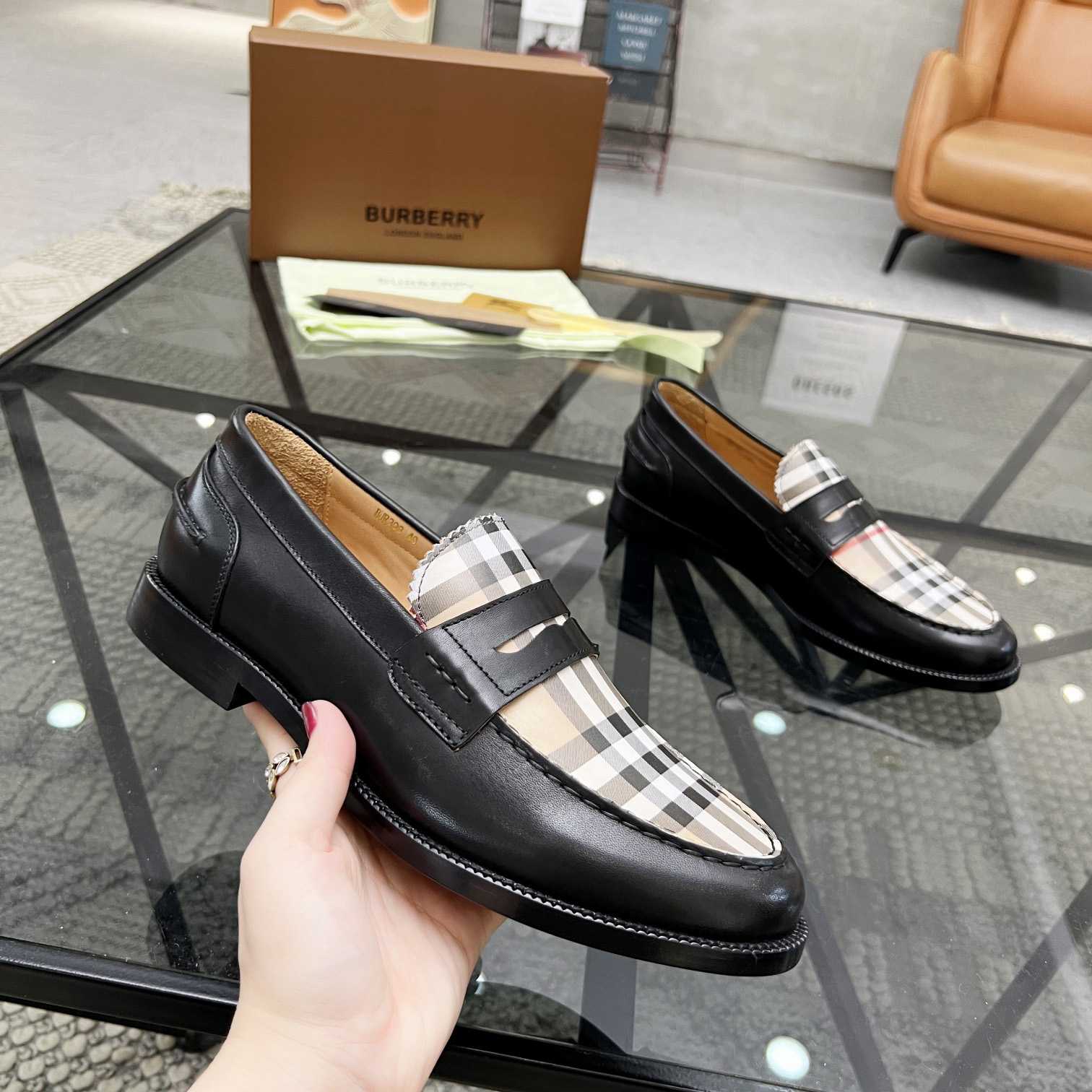 Burberry Vintage Check Penny Loafers - PerfectKickZ