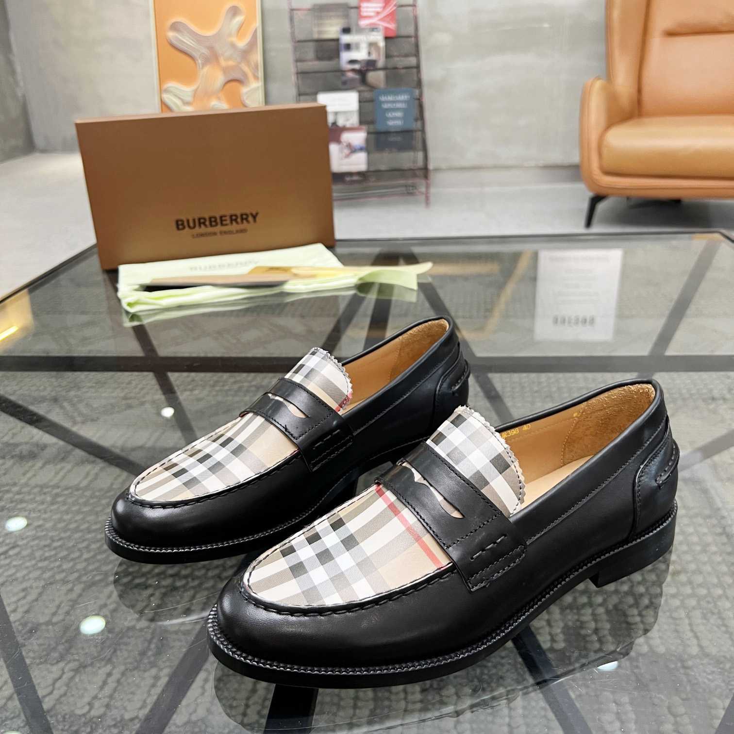Burberry Vintage Check Penny Loafers - PerfectKickZ