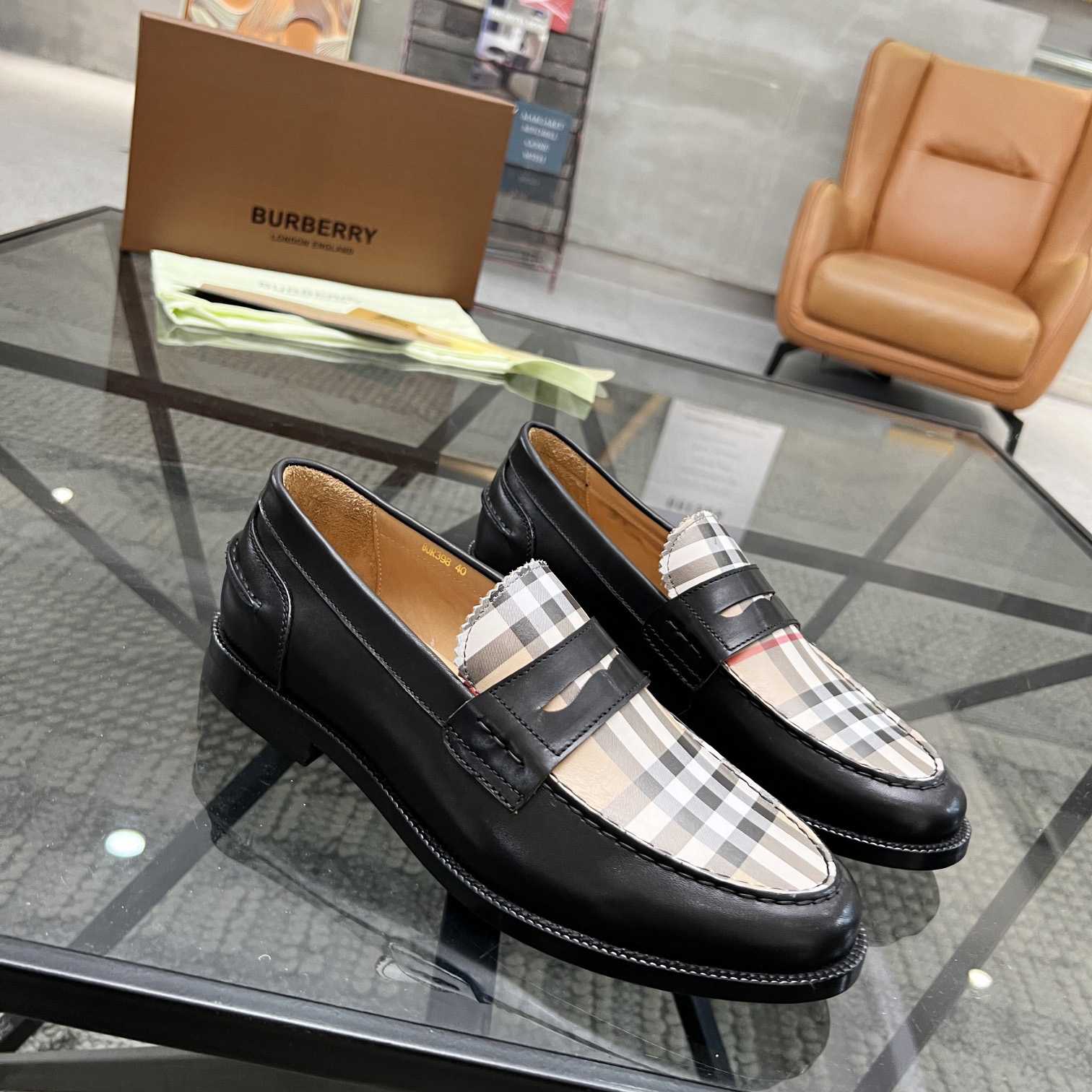 Burberry Vintage Check Penny Loafers - PerfectKickZ
