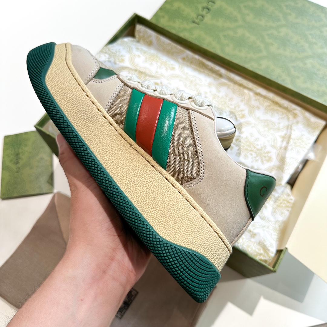 Gucci Screener Trainer With Web - PerfectKickZ