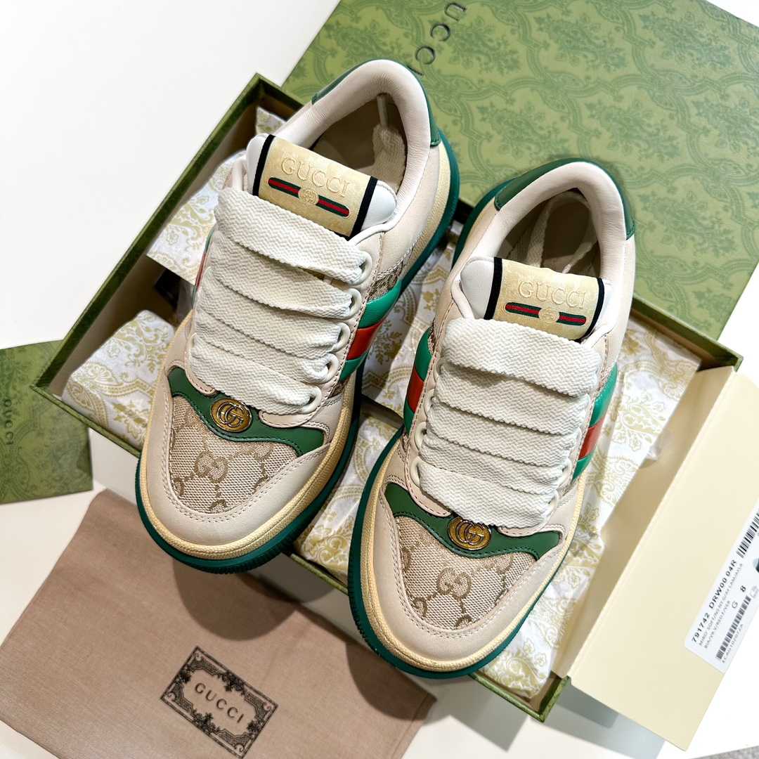 Gucci Screener Trainer With Web - PerfectKickZ