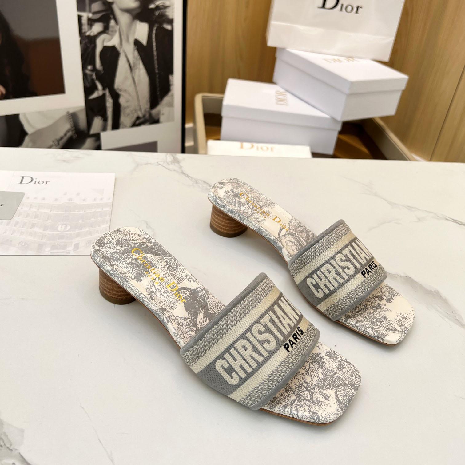 Dior Dway Heeled Slide - PerfectKickZ