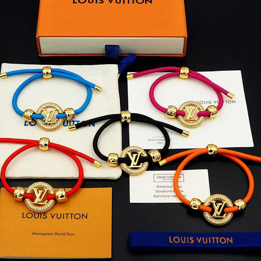 Louis Vuitton Louise By Night Bracelet   M8229 - PerfectKickZ