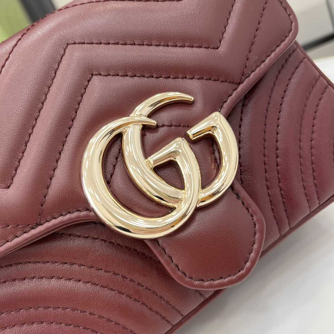 Gucci GG Marmont Mini Top Handle Bag - 