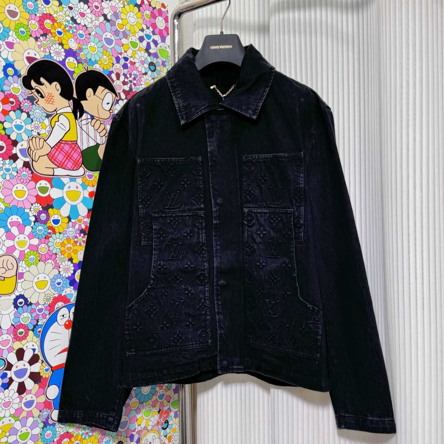 Louis Vuitton Short-Sleeved Denim Workwear Shirt 1AFVA4 - PerfectKickZ