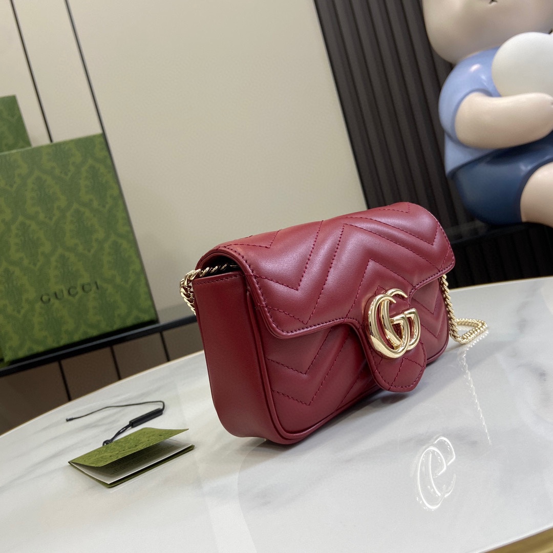 Gucci GG Marmont Super Mini Bag - PerfectKickZ