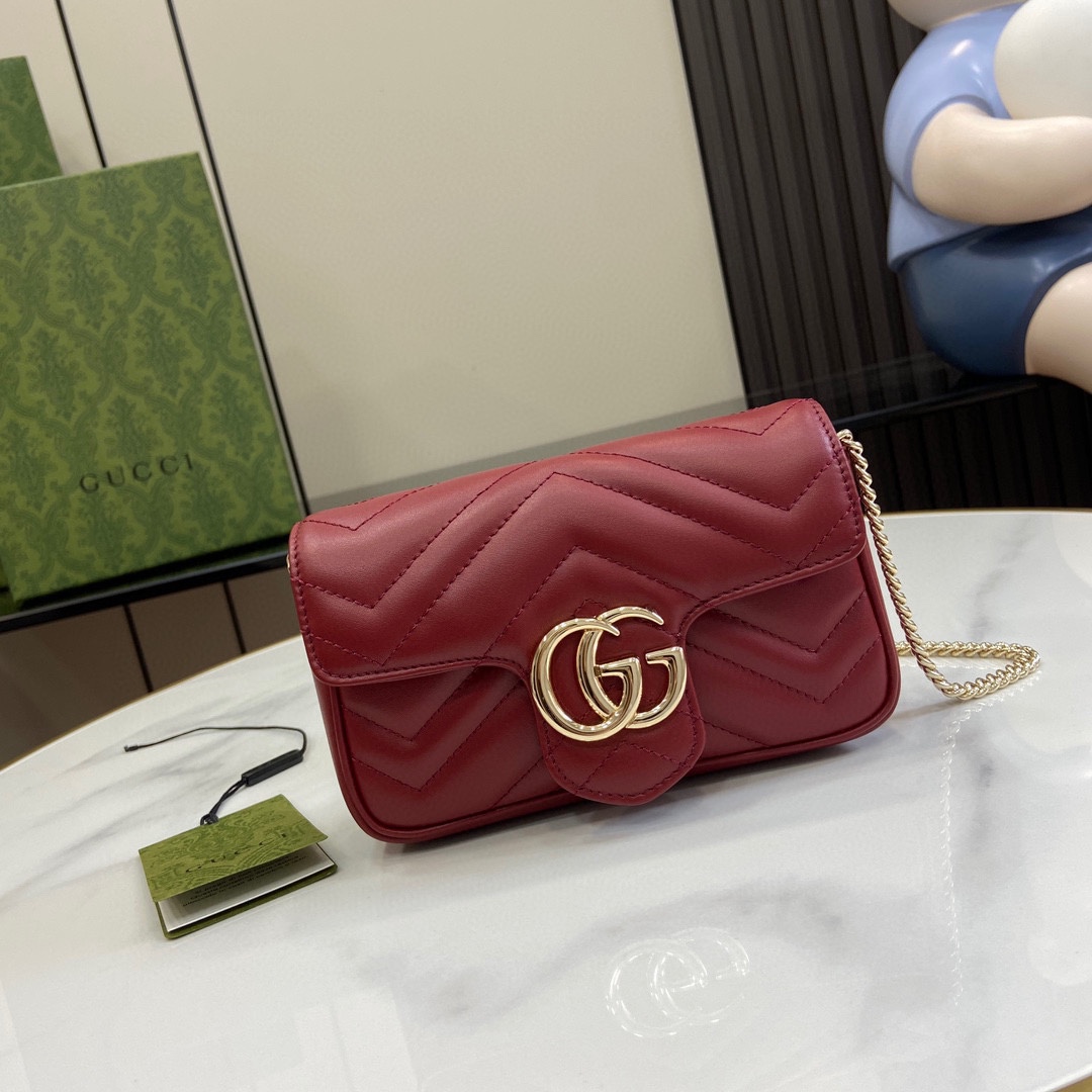 Gucci GG Marmont Super Mini Bag - PerfectKickZ