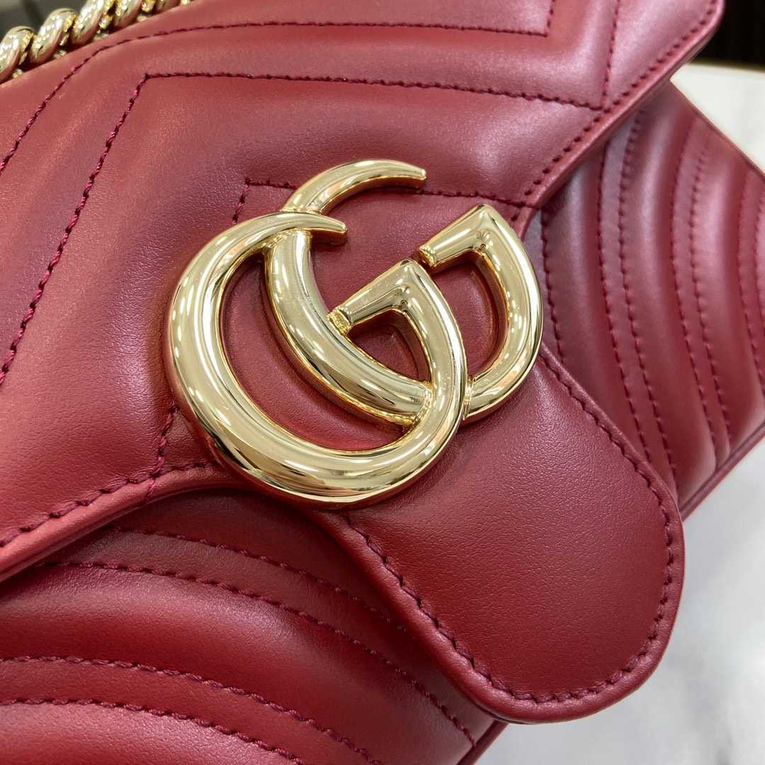 Gucci GG Marmont Mini Shoulder Bag - PerfectKickZ