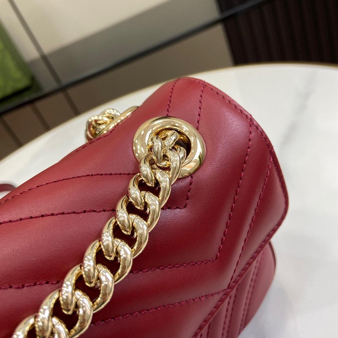 Gucci GG Marmont Mini Shoulder Bag - PerfectKickZ