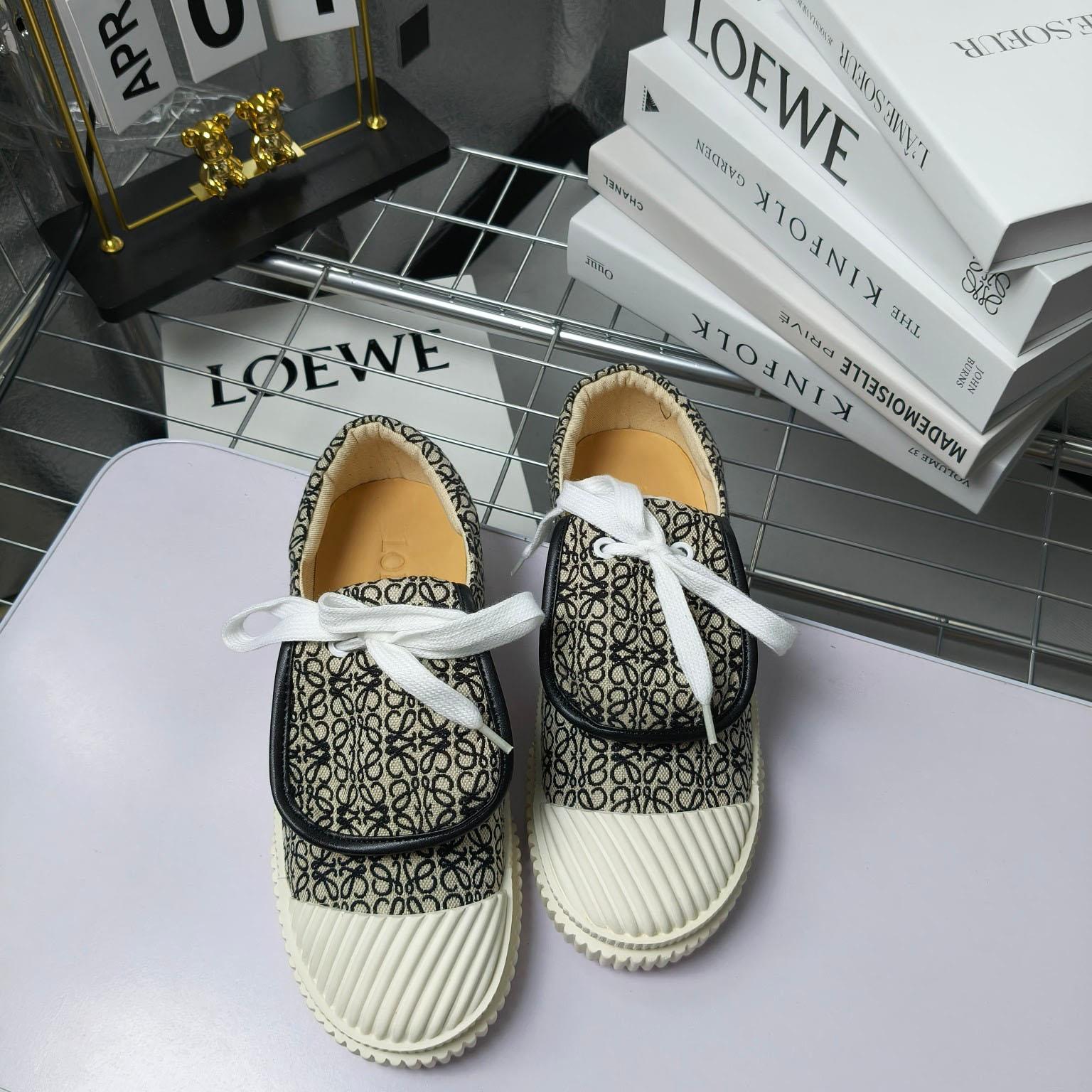 Loewe Anagram Jacquard Flap Low-top Trainers - PerfectKickZ
