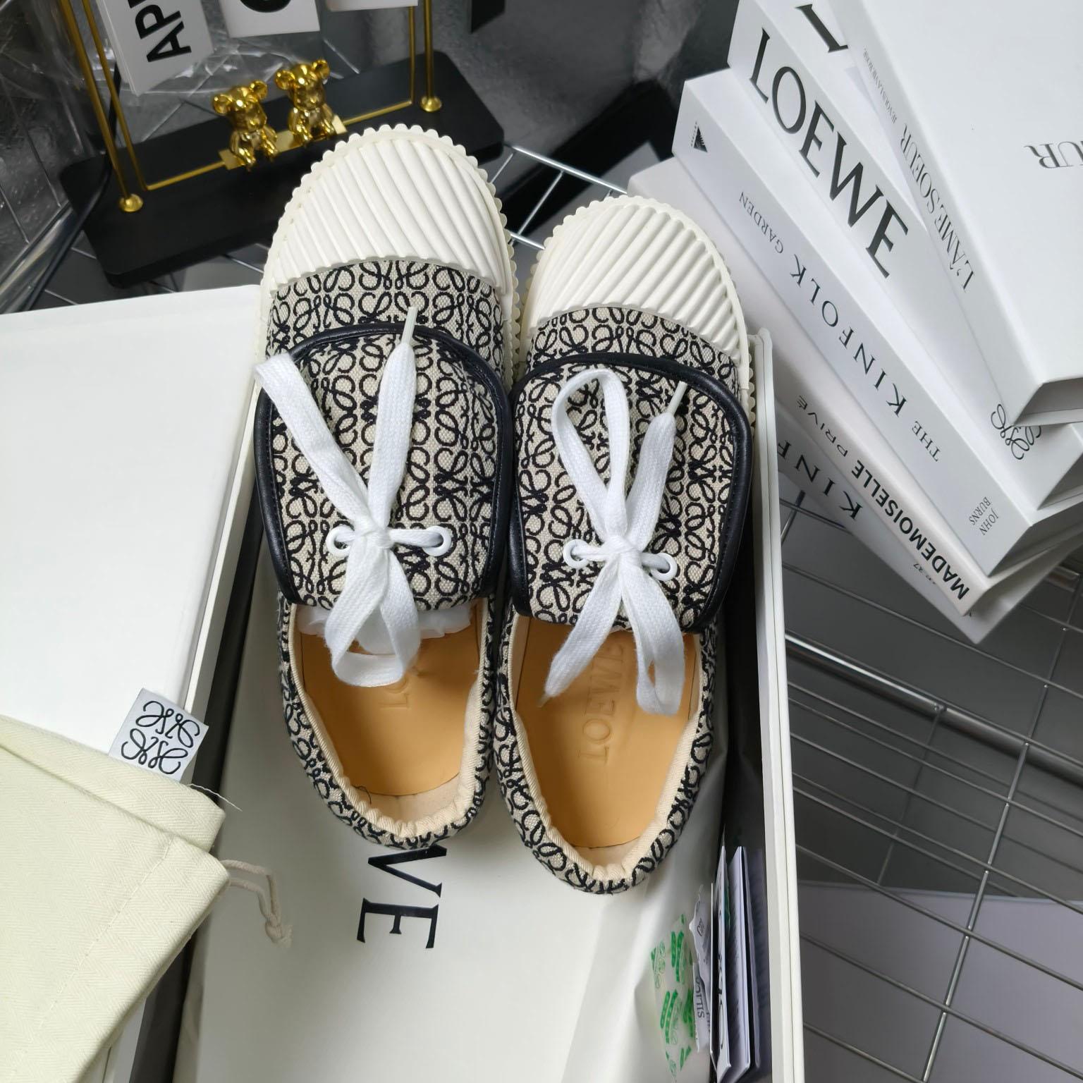 Loewe Anagram Jacquard Flap Low-top Trainers - PerfectKickZ