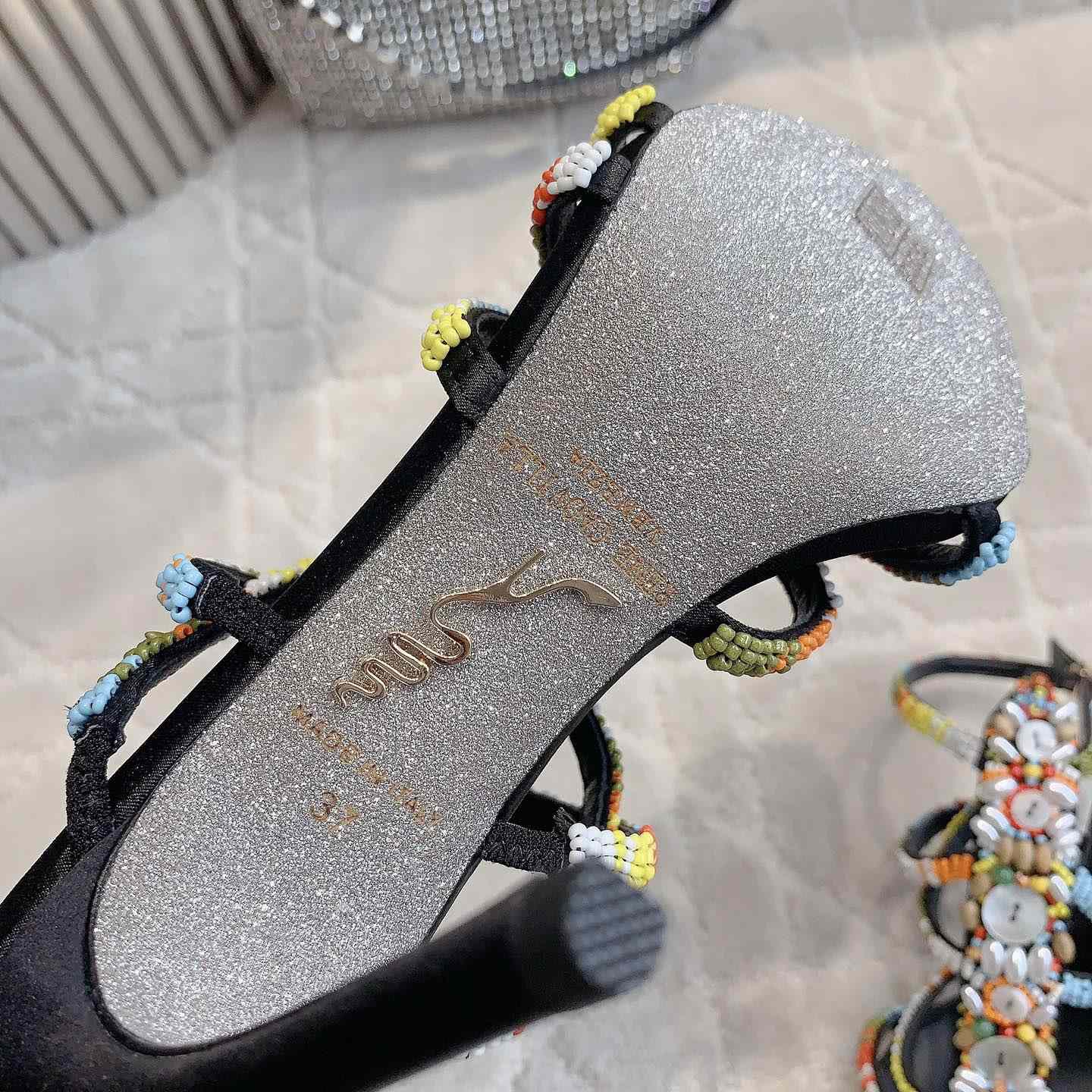 Rene Caovilla Rebecca 90mm Sandals - PerfectKickZ