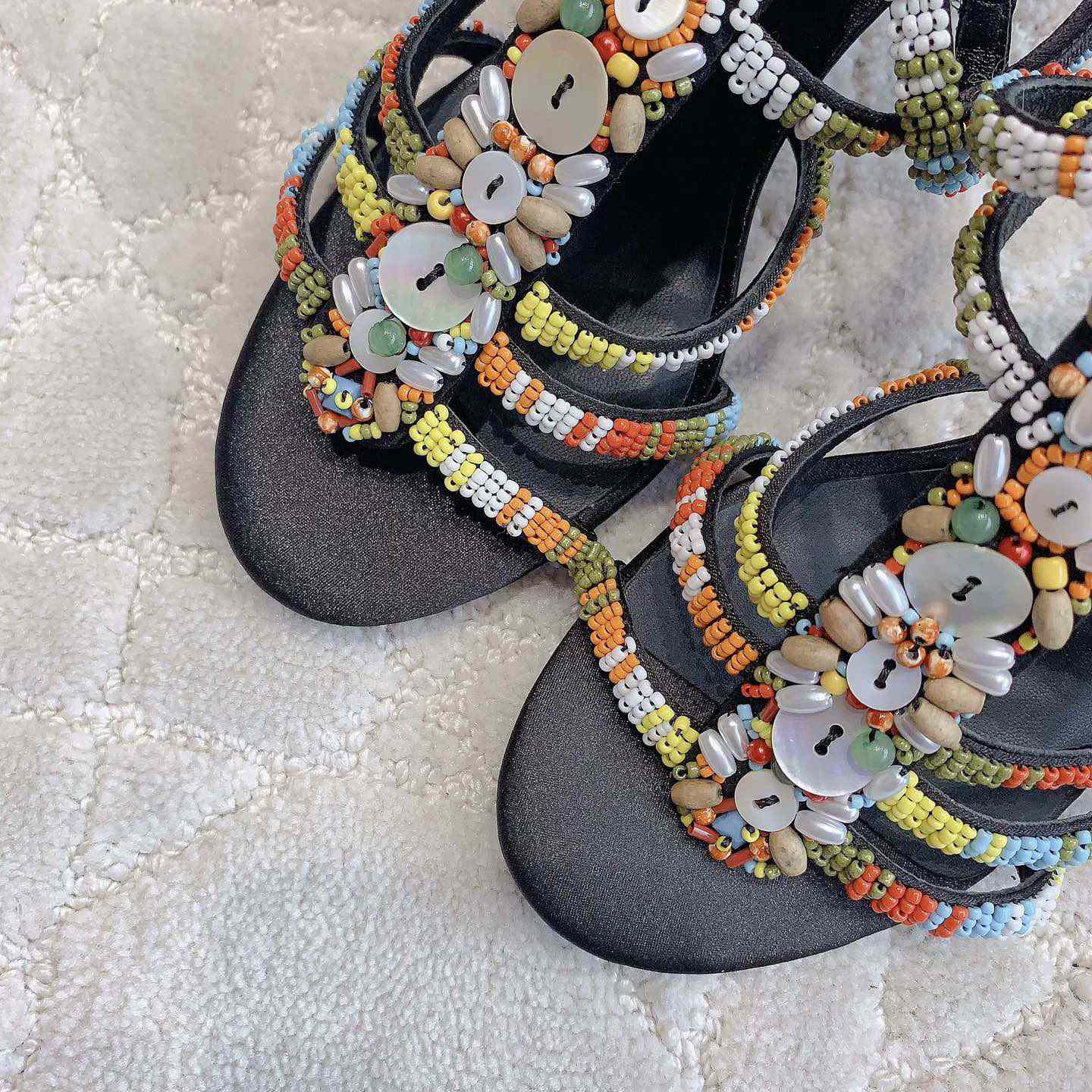 Rene Caovilla Rebecca 90mm Sandals - PerfectKickZ