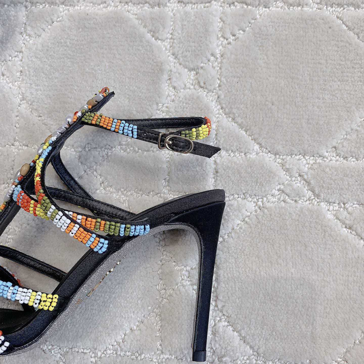 Rene Caovilla Rebecca 90mm Sandals - PerfectKickZ