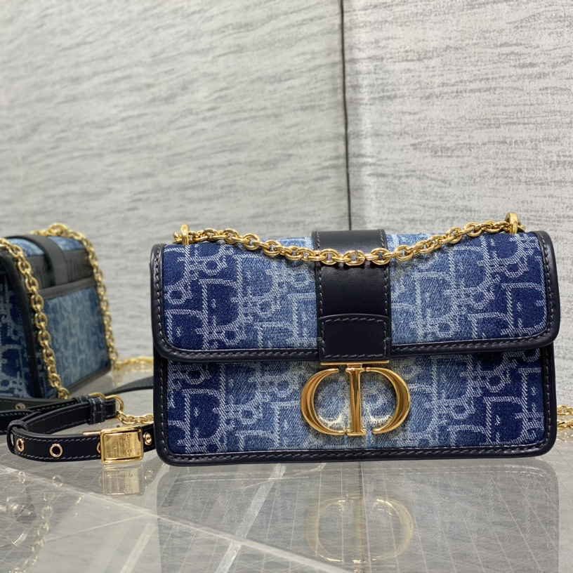 Dior 30 Montaigne East-West Bag With Chain - PerfectKickZ