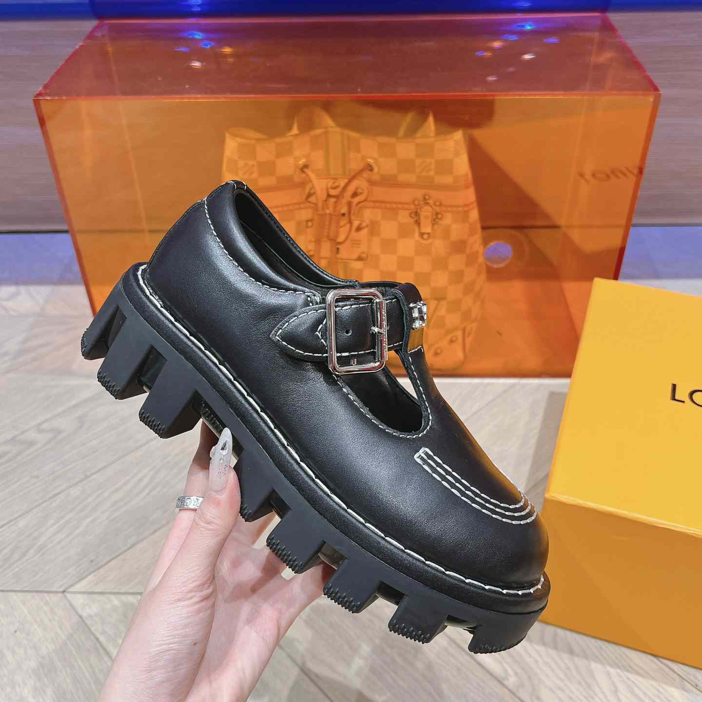Louis Vuitton LV Checker Mary Jane   1ACNB6 - PerfectKickZ