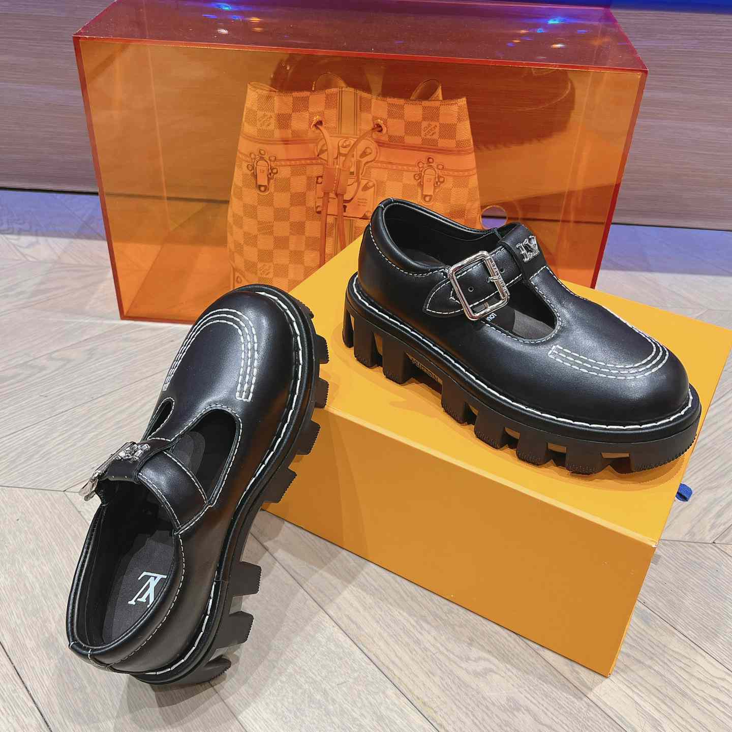 Louis Vuitton LV Checker Mary Jane   1ACNB6 - PerfectKickZ