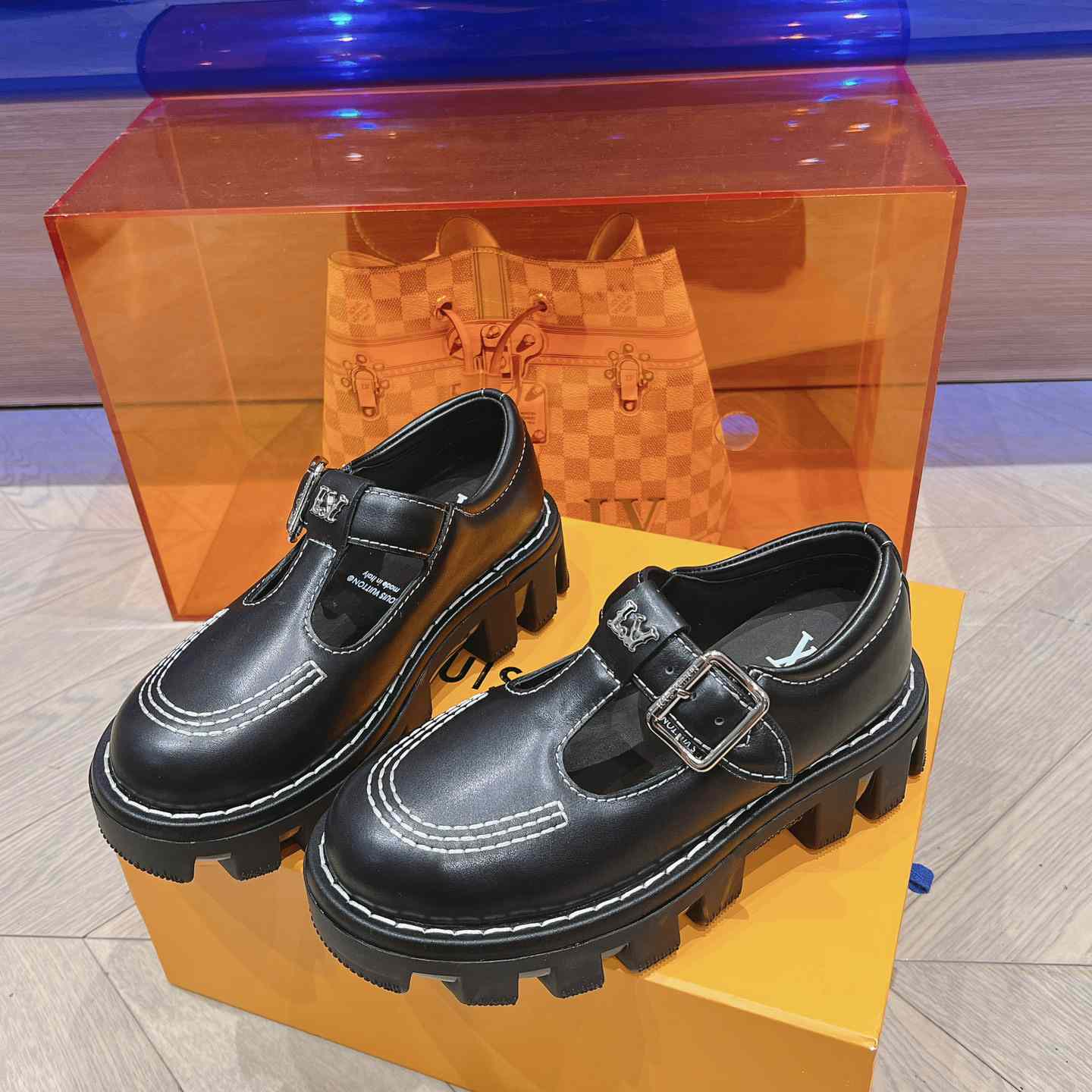 Louis Vuitton LV Checker Mary Jane   1ACNB6 - PerfectKickZ