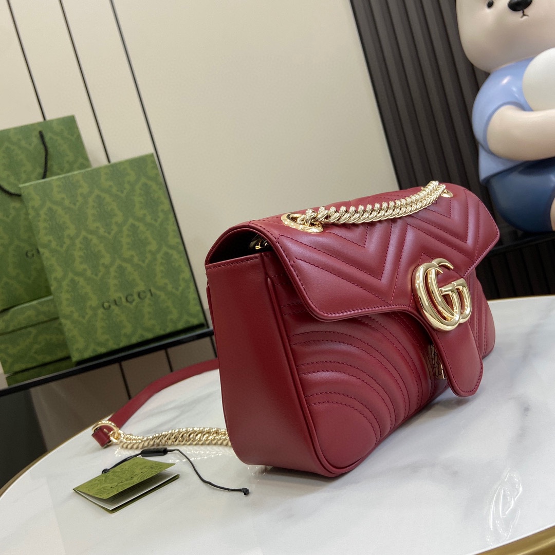 Gucci GG Marmont Small Shoulder Bag - PerfectKickZ