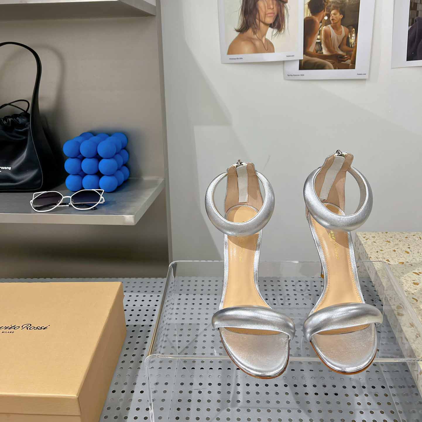 Gianvito Rossi Leather Bijoux Sandals - PerfectKickZ