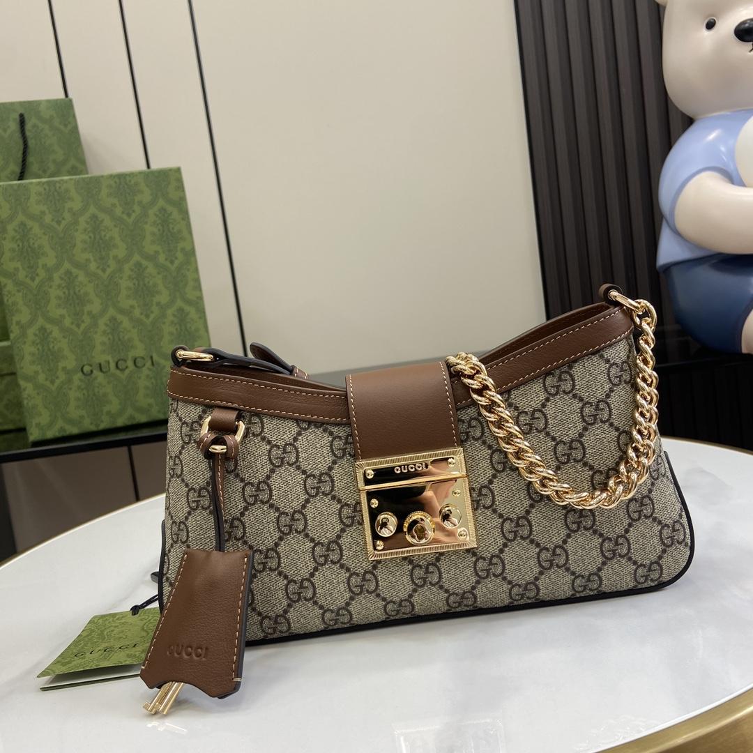 Gucci Padlock Small Shoulder Bag - PerfectKickZ