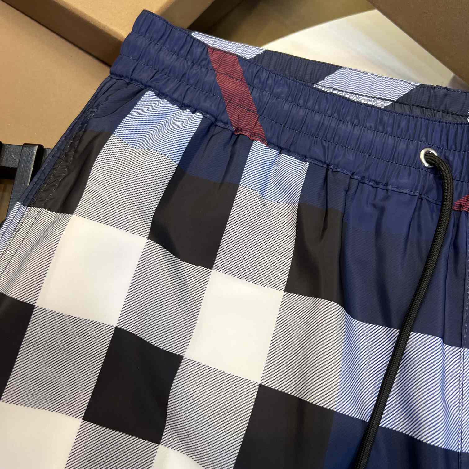 Burberry Checkered Twill Swim Shorts - PerfectKickZ