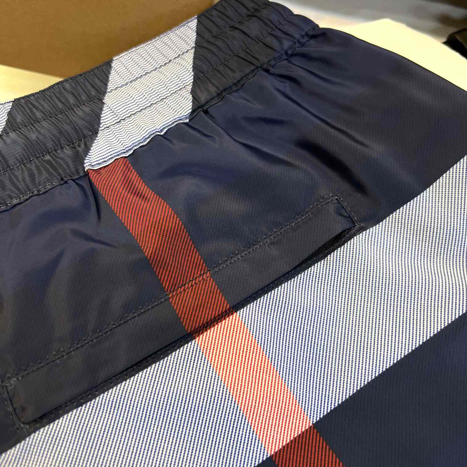 Burberry Checkered Twill Swim Shorts - PerfectKickZ