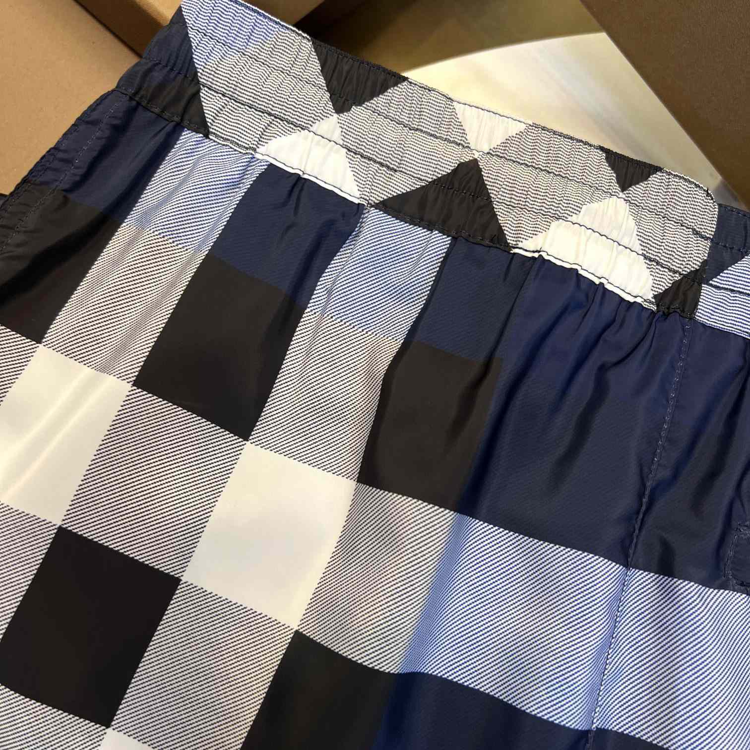 Burberry Checkered Twill Swim Shorts - PerfectKickZ