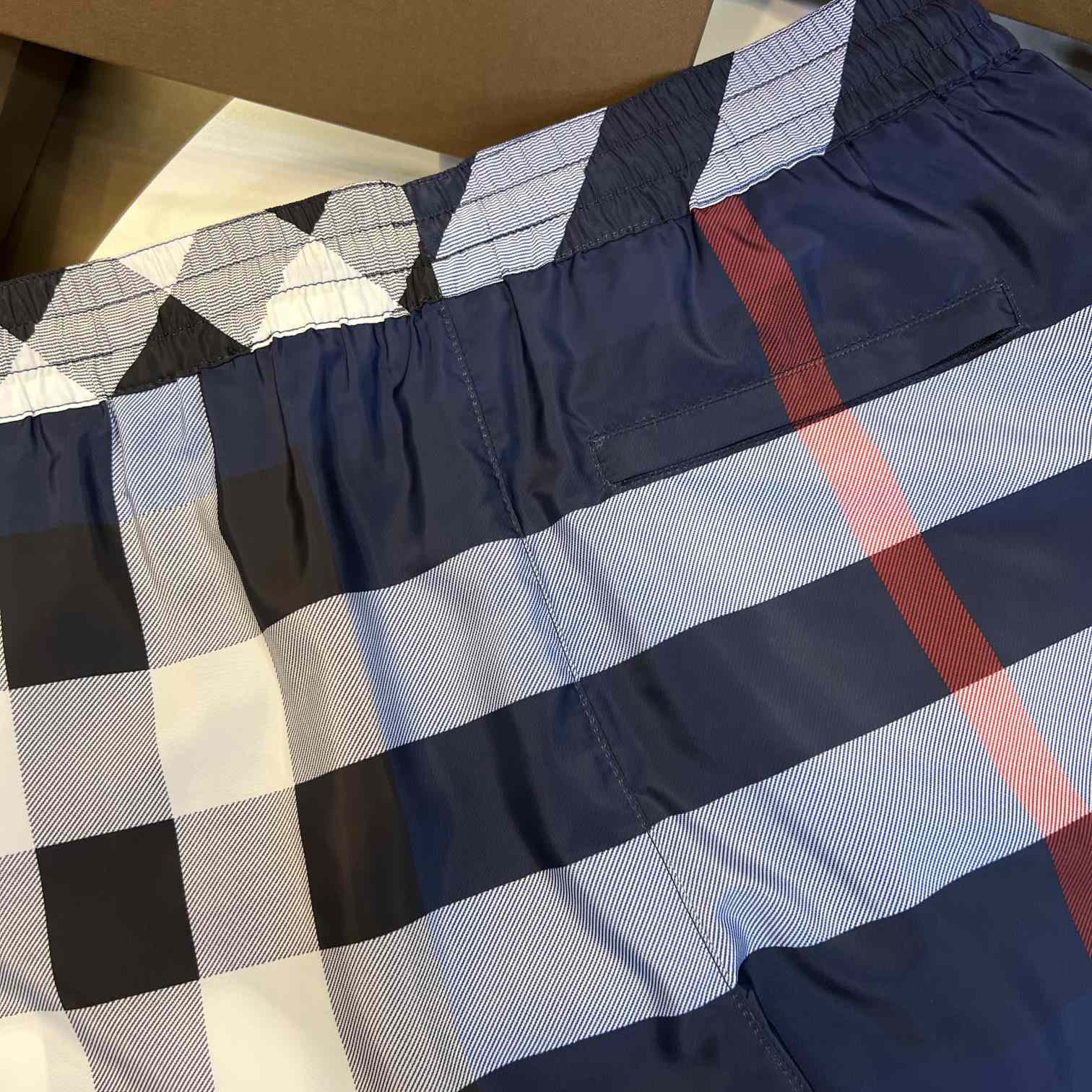 Burberry Checkered Twill Swim Shorts - PerfectKickZ