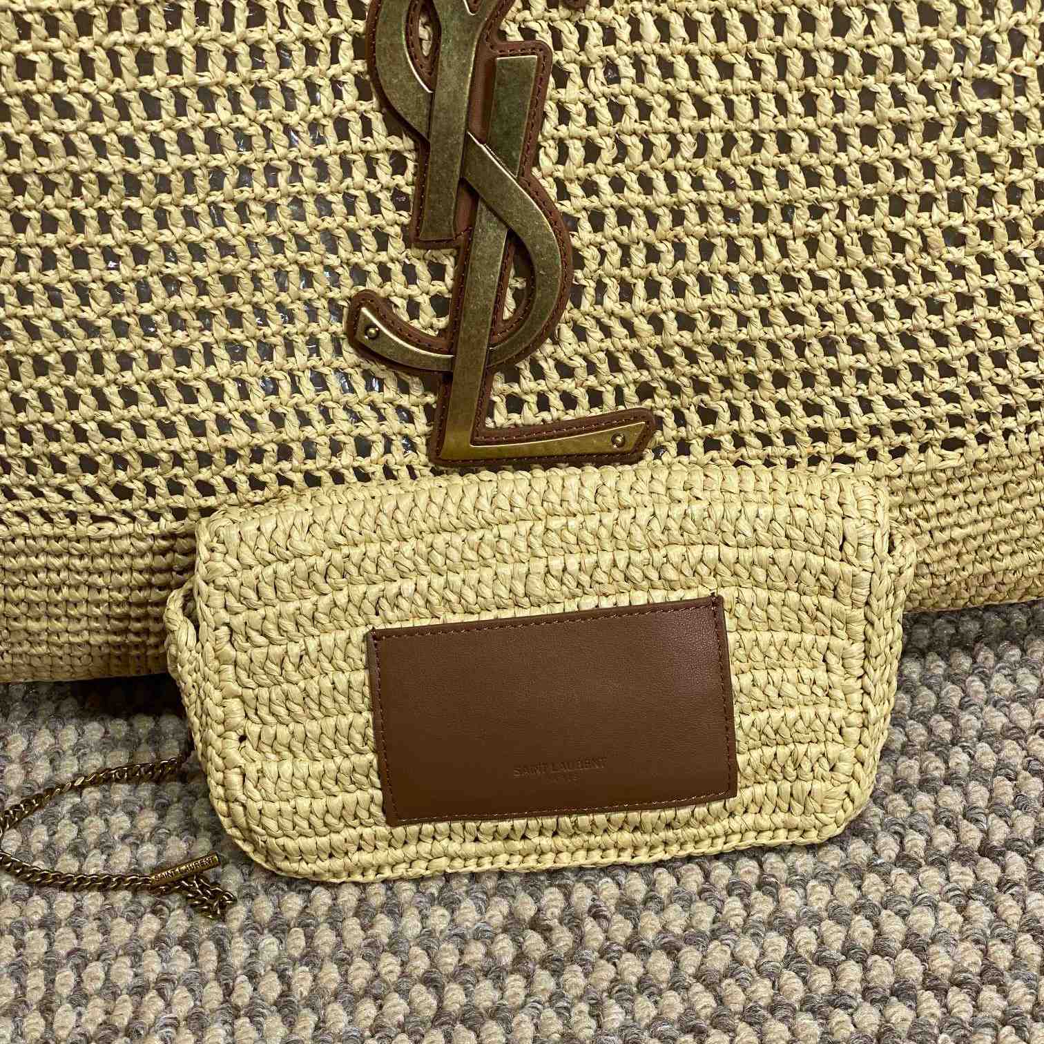 Saint Laurent Icare In Raffia - PerfectKickZ