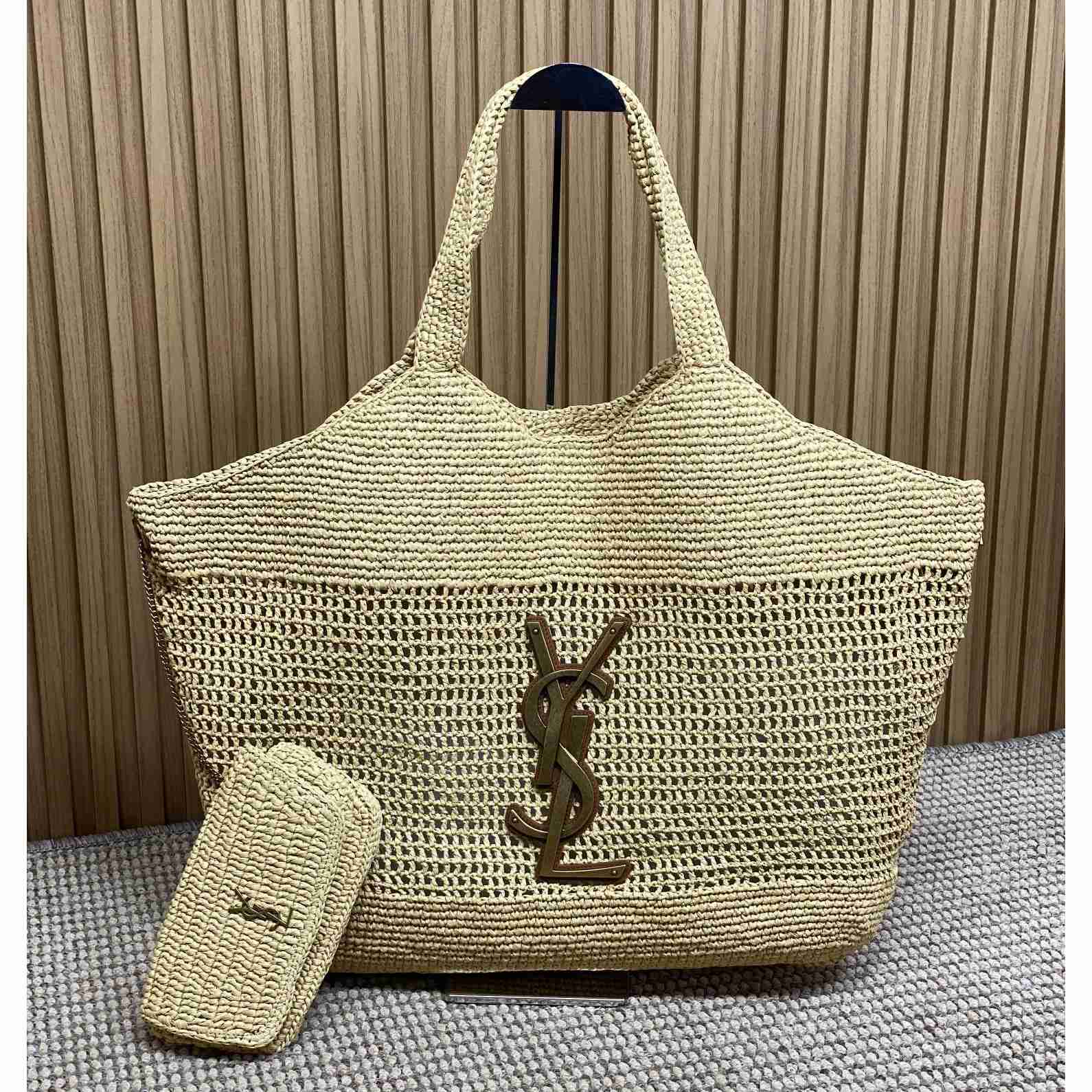 Saint Laurent Icare In Raffia - 