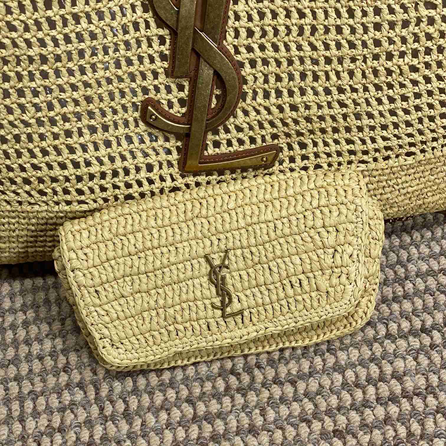 Saint Laurent Icare In Raffia - 