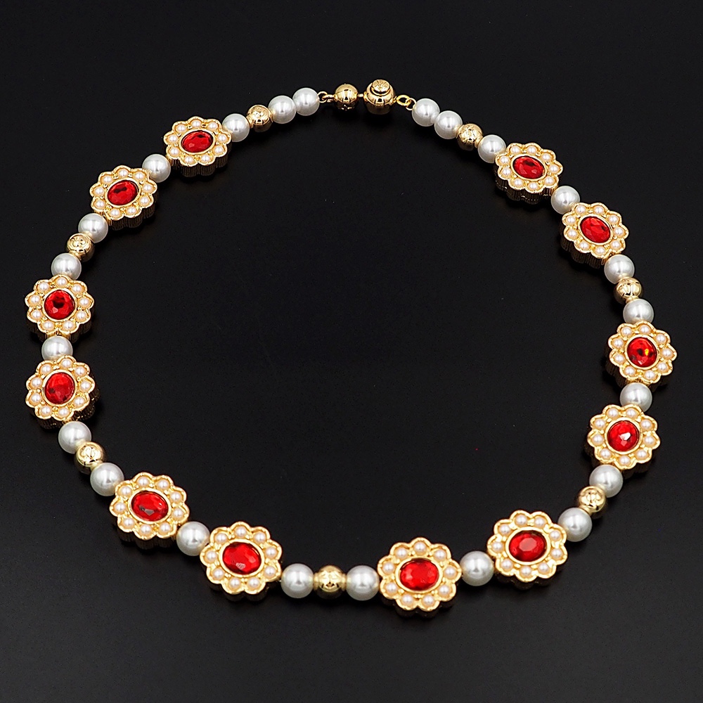 Louis Vuitton LV Dynasty Flower Necklace   M01763 - PerfectKickZ