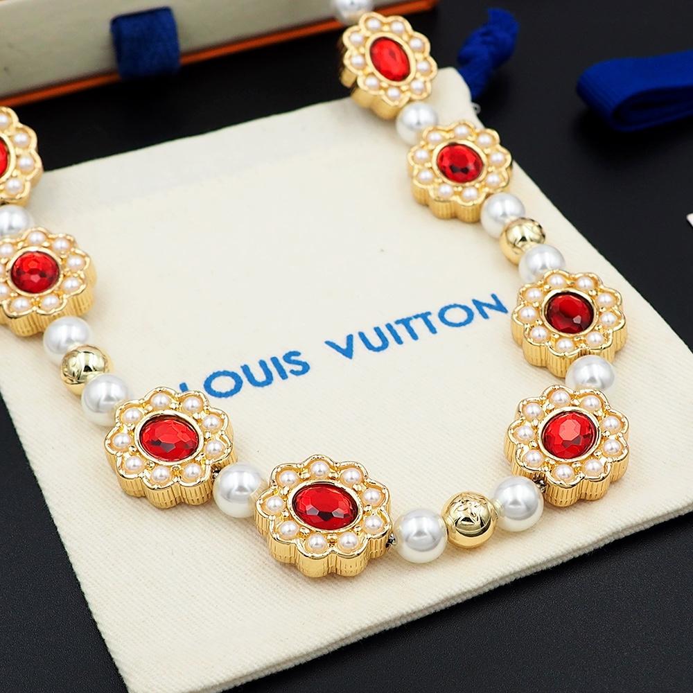 Louis Vuitton LV Dynasty Flower Necklace   M01763 - PerfectKickZ