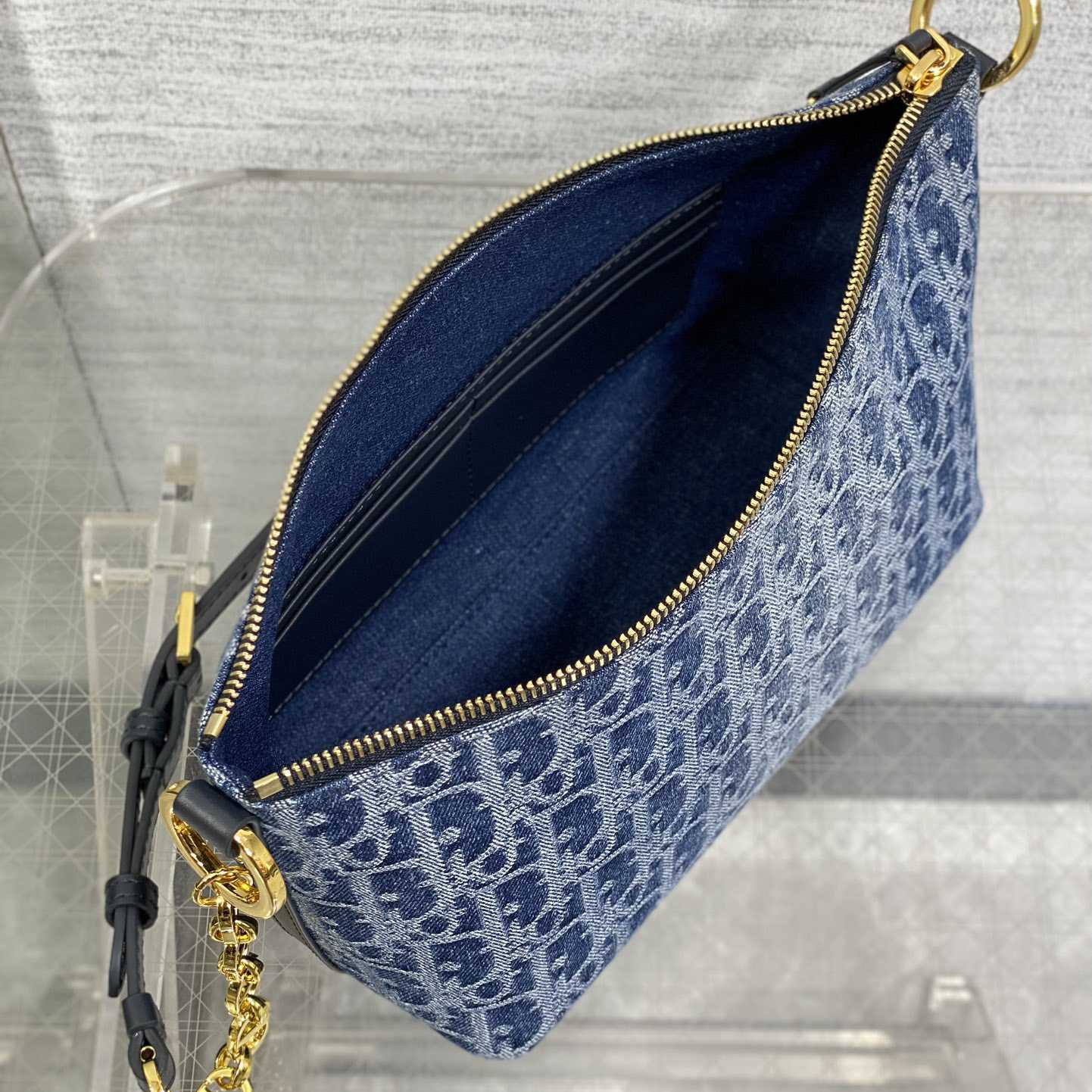 Dior Diorstar Hobo Bag With Chain - PerfectKickZ