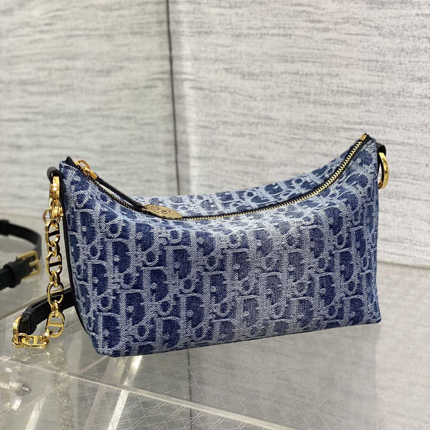 Dior Diorstar Hobo Bag With Chain - PerfectKickZ