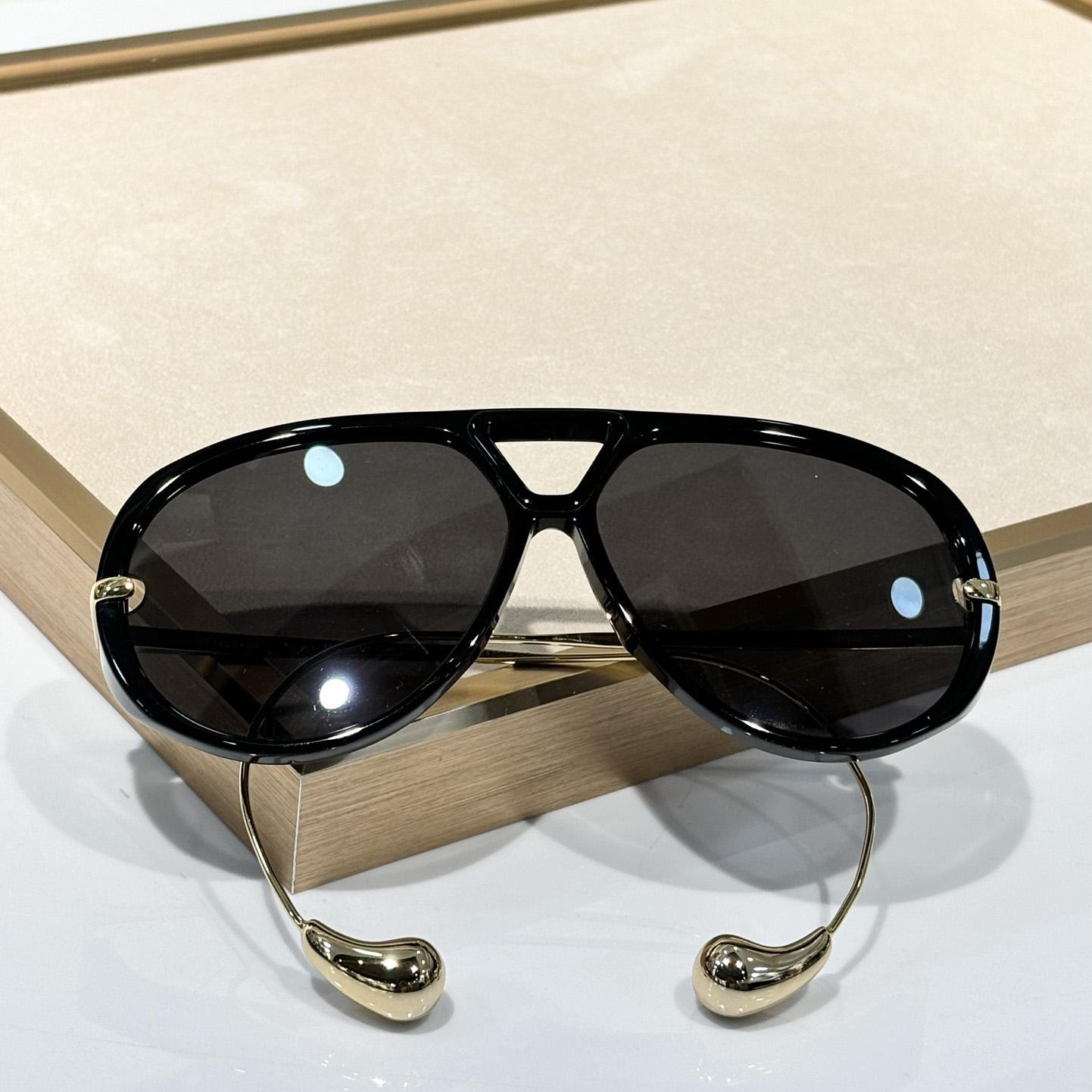 Bottega Veneta Drop Aviator Sunglasses    - PerfectKickZ