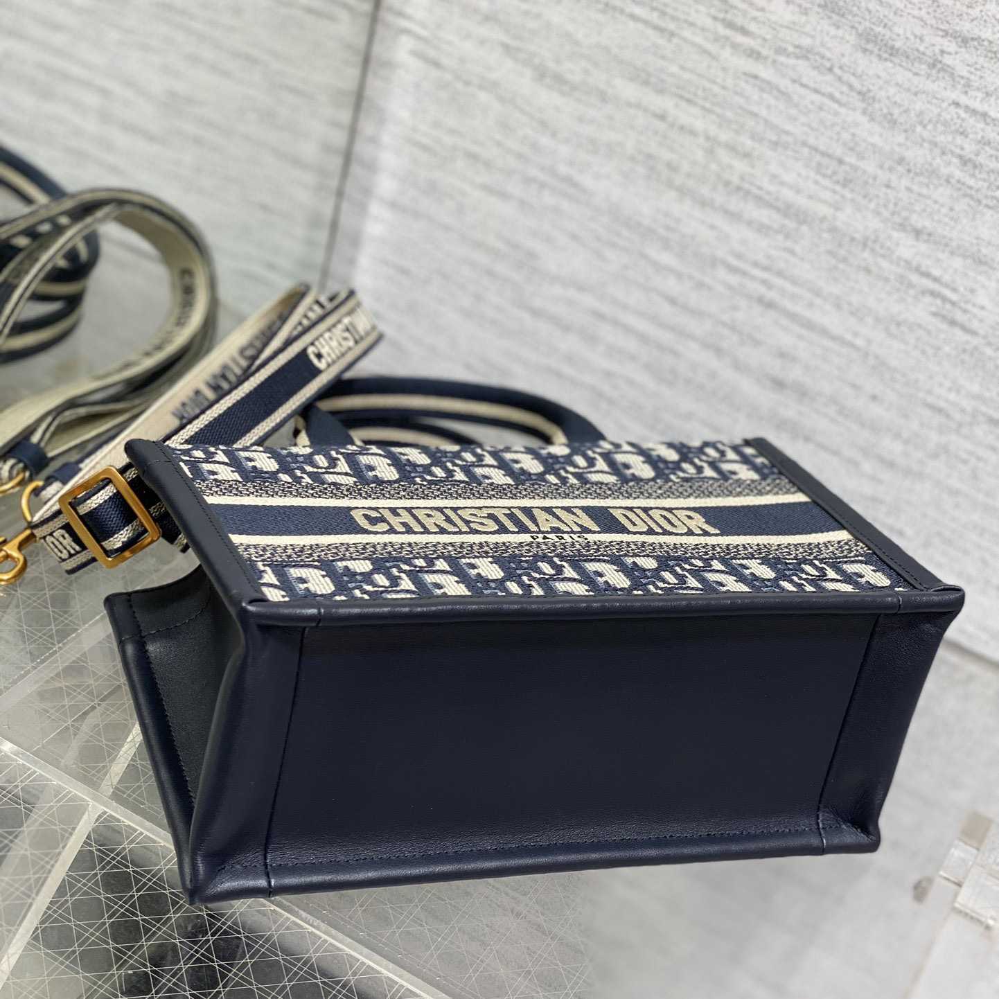 Dior East-West Dior Book Tote With Strap   - PerfectKickZ