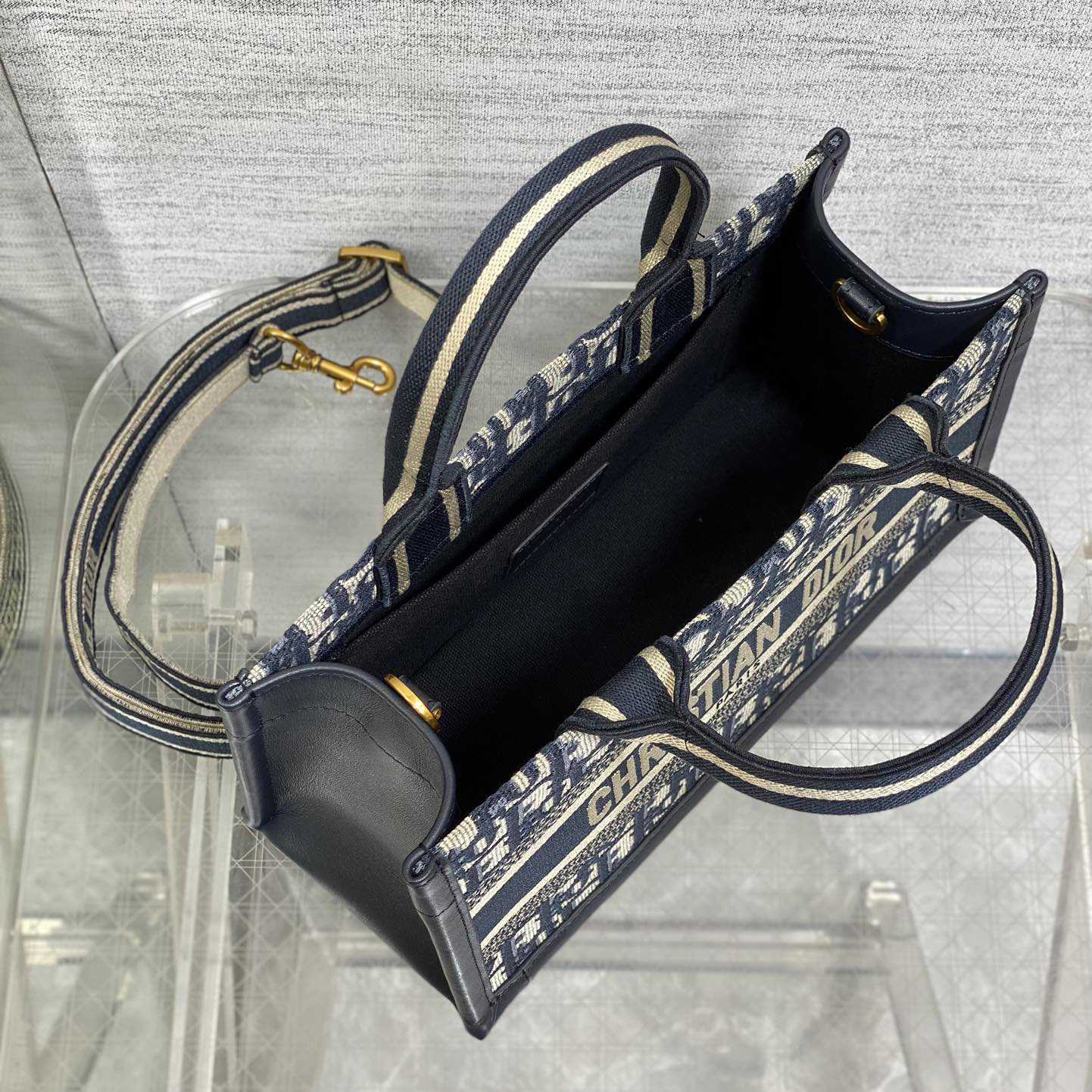 Dior East-West Dior Book Tote With Strap   - PerfectKickZ